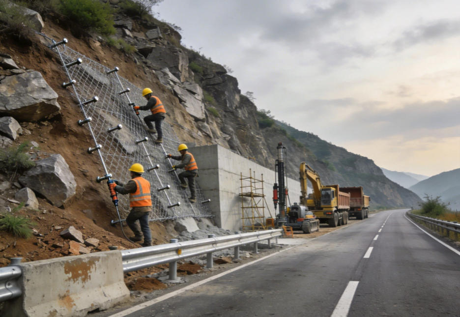 梅县公路道路护坡